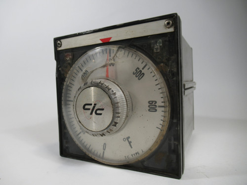 CIC AV-50PN-E Type J Analog Temperature Control 0-650F *COS DMG* USED