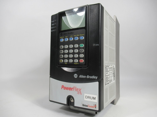 Allen-Bradley 20AD2P1A0AYNNNC0 Ser A PowerFlex 70 AC Drive w/ 20-HIM-A3 USED