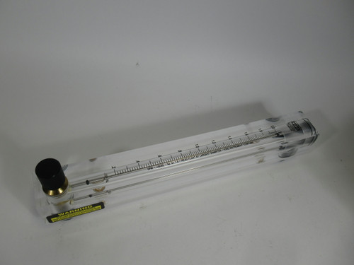 King 75302117C02 Acrylic Flow Meter 2.0GPM 10" Scale 1/2" FNPT ! NEW !