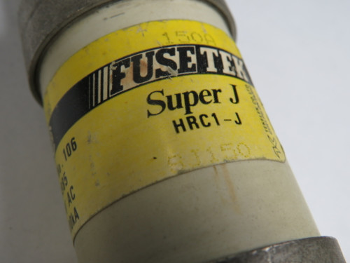 FuseTek SJ150 Super J HRC1-J Fuse 150A 600VAC USED