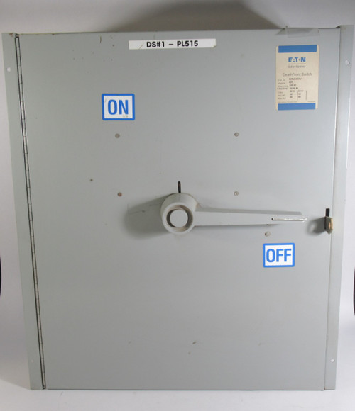 Eaton Cutler Hammer FDPW365TJ Dead-Front Panel Switch 400A 600VAC USED