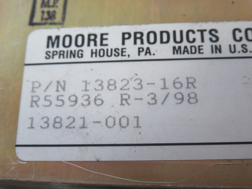 Moore 13823-16R Pneumatic to Electronic Transducer USED