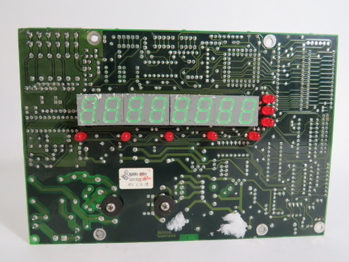 Weightronix D52091 PC Board W/ Numeric Digital Display DAMAGED CONNECTOR USED