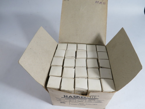 Haskellite 2055B Long Life T-6 Bulb 15W 145V Clear 25-Pack WHITE BOX ! NEW !