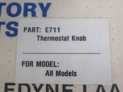 Teledyne Laars E711 Thermostat Knob ! NEW !