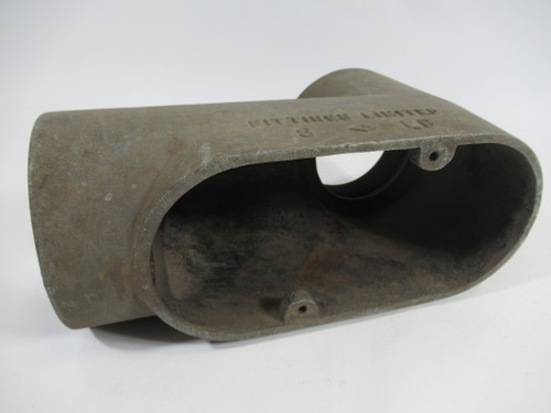 Fittings Limited LB-3 Iron Alloy LB Conduit Body 3" w/o Cover USED