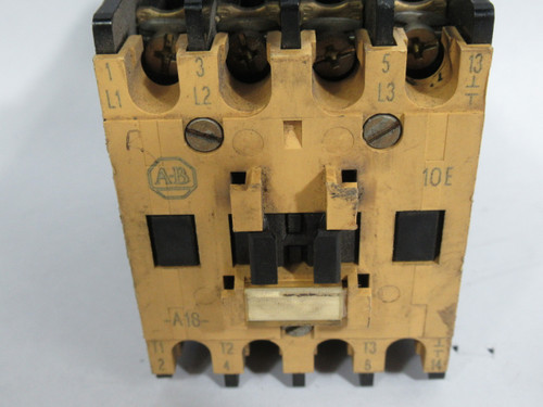 Allen-Bradley 100-A18ND3 Series C Contactor 120V@60Hz *Cosmetic Damage* USED