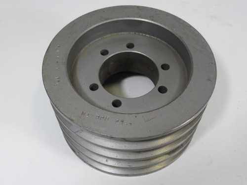 Generic 4B5.4-SD V-Belt Sheave 2" SD Bushing 4 Grooves 5-3/4" OD USED