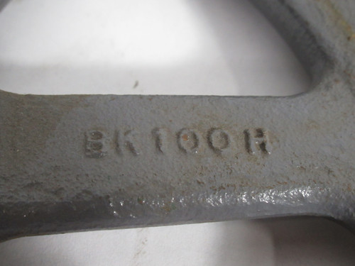 Generic BK100H V-Belt Pulley H-Series Bushing 1-Groove 9-3/4"OD USED