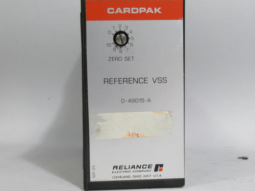 Reliance 0-49015-A Reference VSS PC Board USED