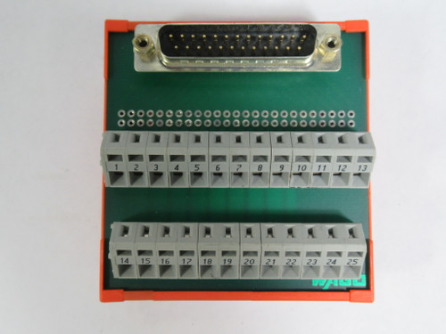 Wago 50036744 25-Pin D-Sub Male Connector Module USED
