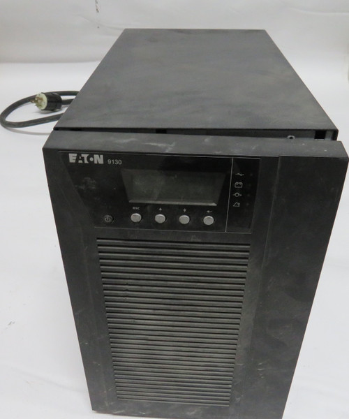 Eaton PW9130L3000T-XL Uninterruptible Power Supply 96VDC BROKEN Cover USED