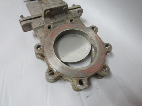 Generic CF8M-6-F00 Knife Gate Valve Size 6" USED