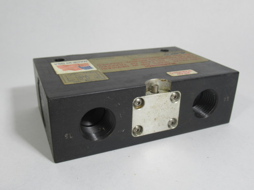 Aladco 605001 Dual Check Valve 1/2" NPTF USED