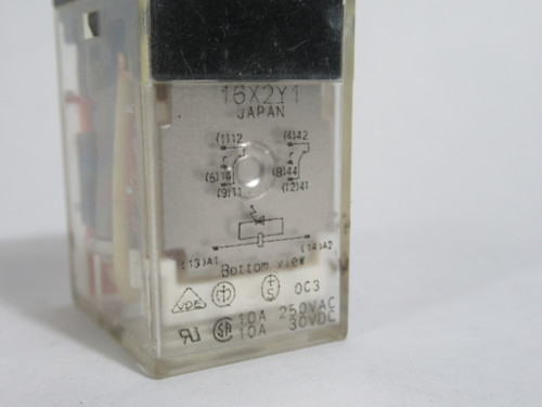 Omron MY2N-110/120AC-S Ice Cube Relay 110/120VAC New Style USED