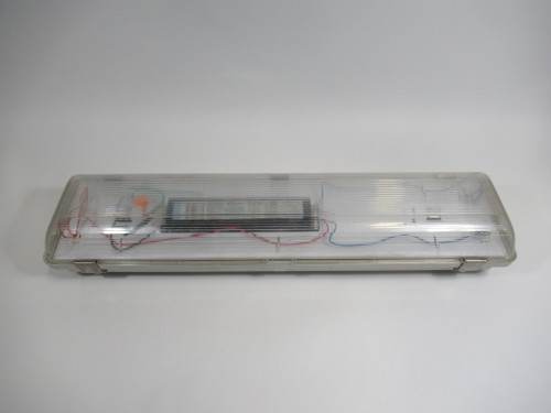 Louvers ADV2-P-2T8-20 2' T8 Luminaire Fixture *Missing Latch Clip* USED