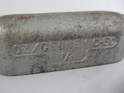 OZ Gedney C-50 Malleable Iron Conduit w/o Cover 1/2" USED