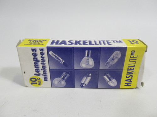 HaskelLite 6PSB Miniature Bulb New Style 10-Pack ! NEW !