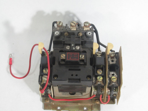 Allen-Bradley 709-BOD103 Ser CC Motor Starter Size 1 120V@60Hz 110V@50Hz USED