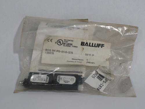 Balluff BOS 5K-PS-IX10-S75 Photoelectric Sensor Set 10-30VDC <100mA ! NWB !