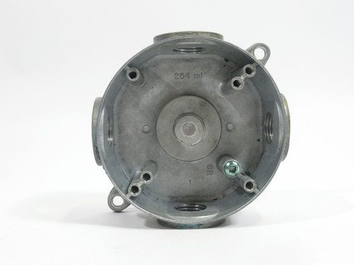 Rab Design 1/2VXJ Zinc Junction Box 1/2" NPT w/ Plug No Cover 094437 USED