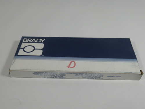 Brady 3450-D Kit of Letter Labels "D" Lot of 16 NEW