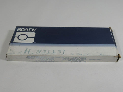 Brady 3450-H Kit of Letter Labels "H" Lot of 14 ! NEW !