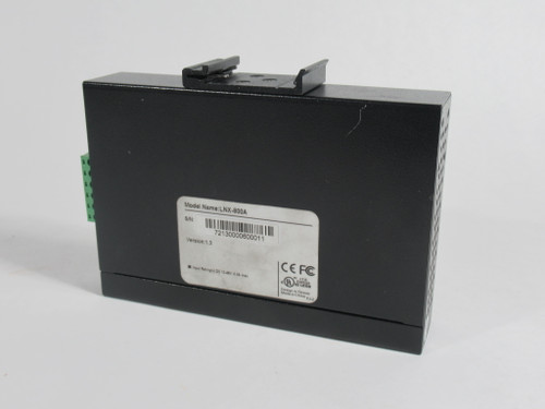 Lanolinx LNX-800A 8 Port Unmanaged Ethernet Switch 12-48VDC 0.4A USED