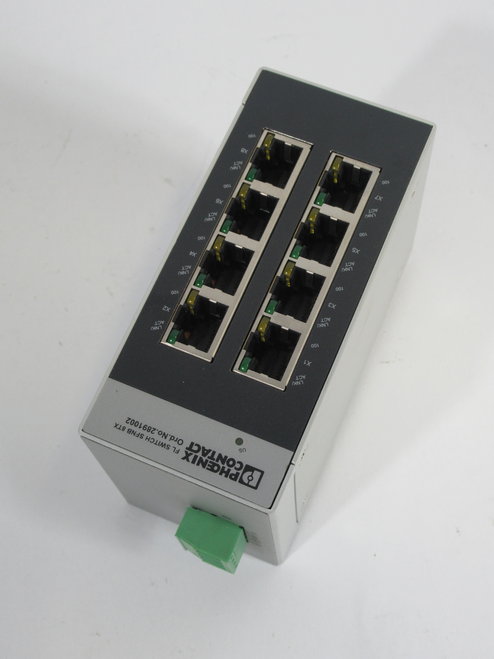 Phoenix Contact 2891002 Industrial Ethernet Switch 8 Port TP RJ45 USED