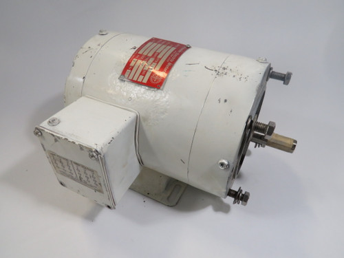 Leeson 1/2HP 3450RPM 230/460V 56C TENV 3Ph 2.2/1.1A 60Hz USED