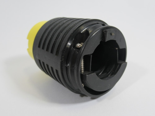 Pass & Seymour Legrand L1520C Turnlok Connector 20A 250V 3P 4W Yellow USED