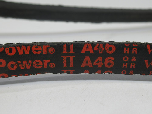 Gates A46 Hi-Power II Belt 48"L 0.5"W 0.31"T ! NOP !