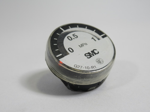 SMC G27-10-R1 Dry Pressure Gauge 0-1MPa Size 26 R1/16 *Cos Damage* USED