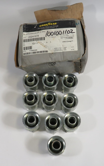 Goodyear B2-JCFX-1616 Continental Flare Female Swivel Fitting Box of 10 ! NWB !