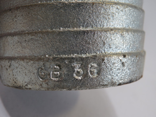 Dixon GB36 Boss Ground Joint Stem 3" Plated Iron USED