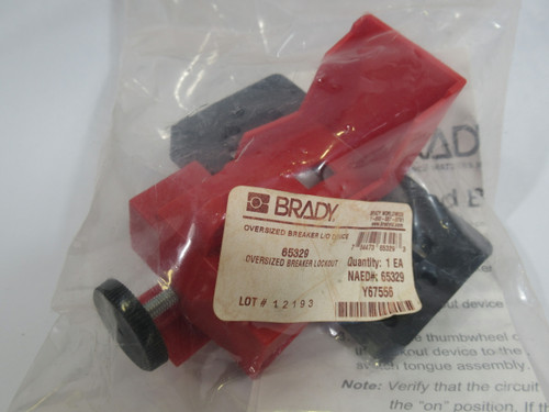 Brady 65329 Oversized Clamp-On Breaker Lockout Y67556 ! NWB !