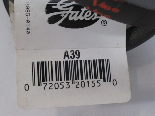 Gates A39 Hi-Power II V Belt 41"L 0.5"W 0.31"T ! NEW !