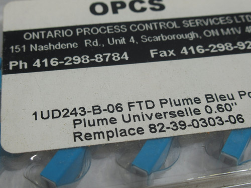 OPCS 1UD243-B-06 Chart Recorder Pen Blue 82-39-0303-06 6-Pack ! NEW !