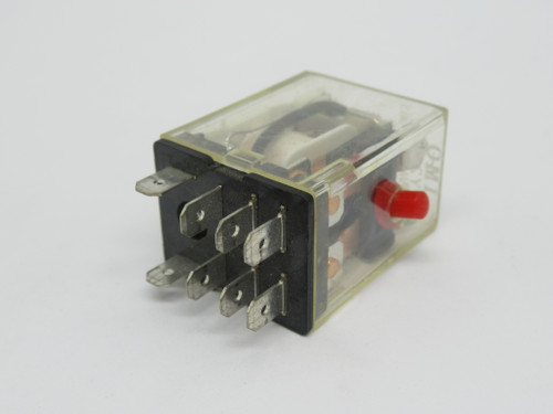 IMO PY21PR-110VAC Plug-In Relay 110V 10A 8-Blade USED