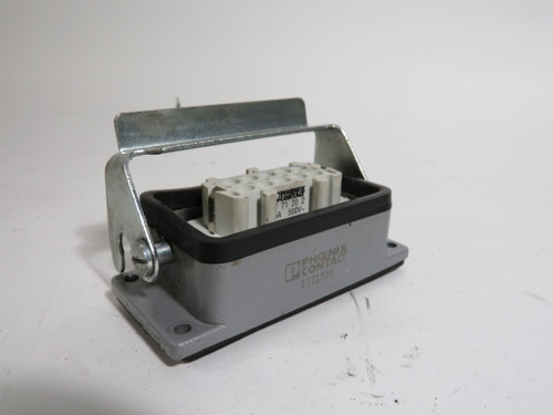 Phoenix Contact 1771202 Female Insert 16A 500VAC 600V W/ Housing 1771338 USED