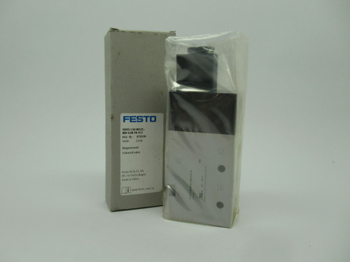 Festo VUVS-L30-M32C-MD-G38-F8-1C1 Solenoid Valve VACF-B-C1-1 24VDC Coil ! NEW !