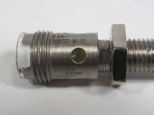 Omron E2A-S08KS02-M1-C1 Proximity Sensor 12-24VDC 10mA 1.6mm MISSING NUT USED