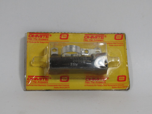 Ohmite D25K2K0 Resistor 25W 2kOHMS ! NEW !