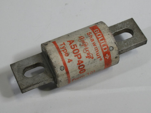 Gould Shawmut A50P400 Fuse Type 4 400A 500VAC USED