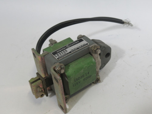General Electric CR9500A103A2A Old Style Solenoid Coil 115V@60Hz USED