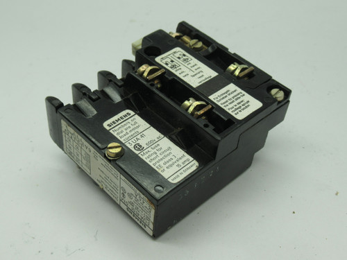 Siemens 3UA4101-0M Overload Relay 3-4.5A USED