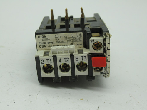 Benedikt & Jager U12/16U-9A Overload Relay 6-9A USED