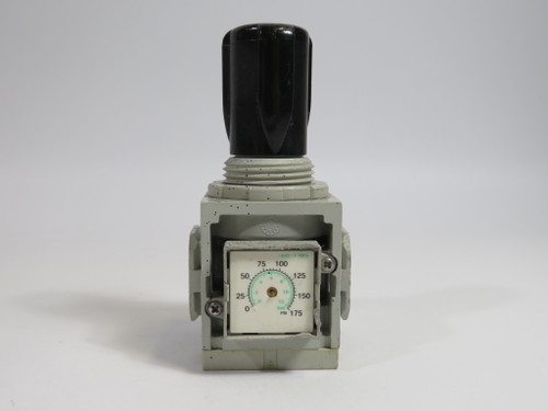 ASCO Numatics 8651AR001FA00G0 Regulator 1/8" NPT *Broken Gauge/Cos Dmg* USED