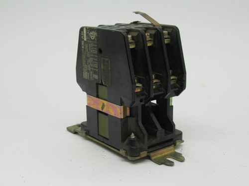 Brook Motors K16-A21 Contactor 20A RES 16A Motor 600VAC Max USED