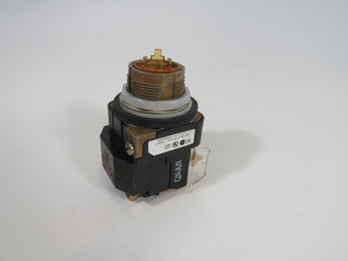 Allen-Bradley 800T-16HG2KB6AX Illuminated Selector Switch 'Missing Knob' USED